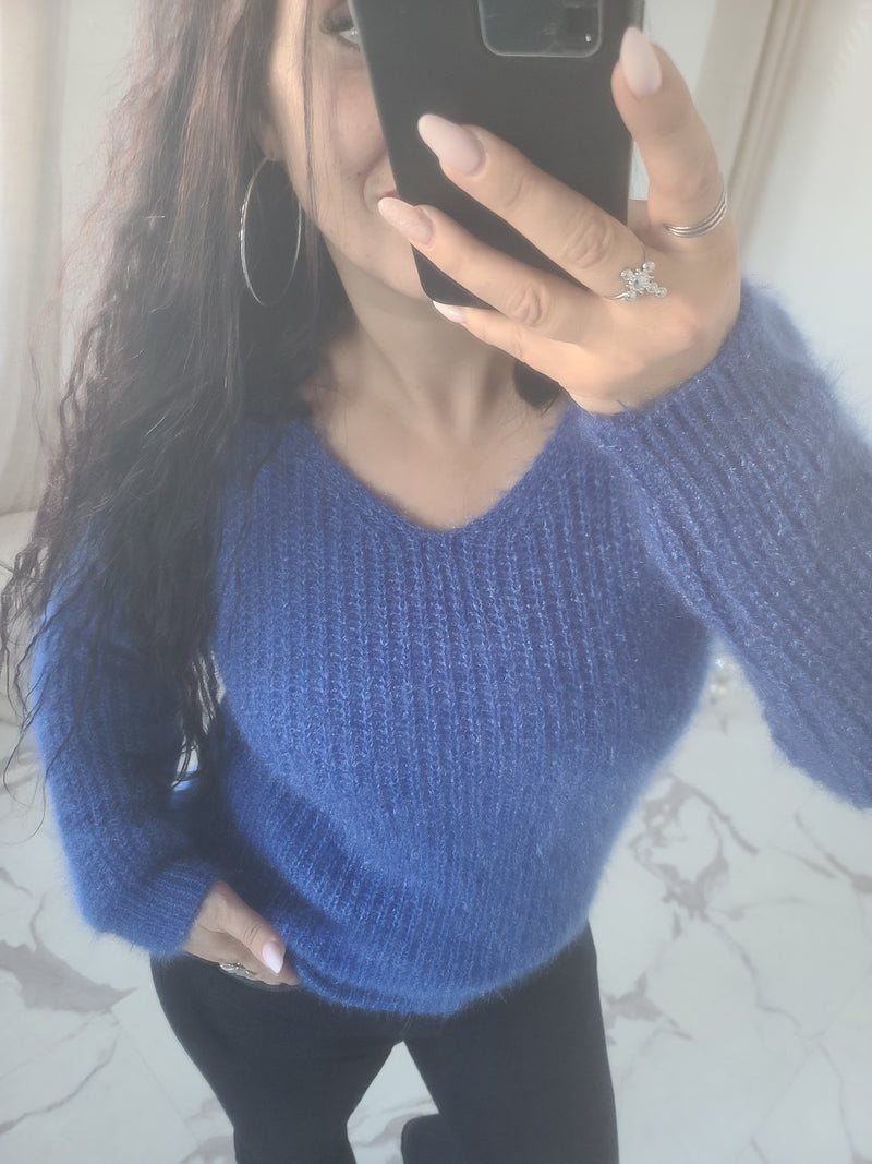 Pull CAMERON bleu roi