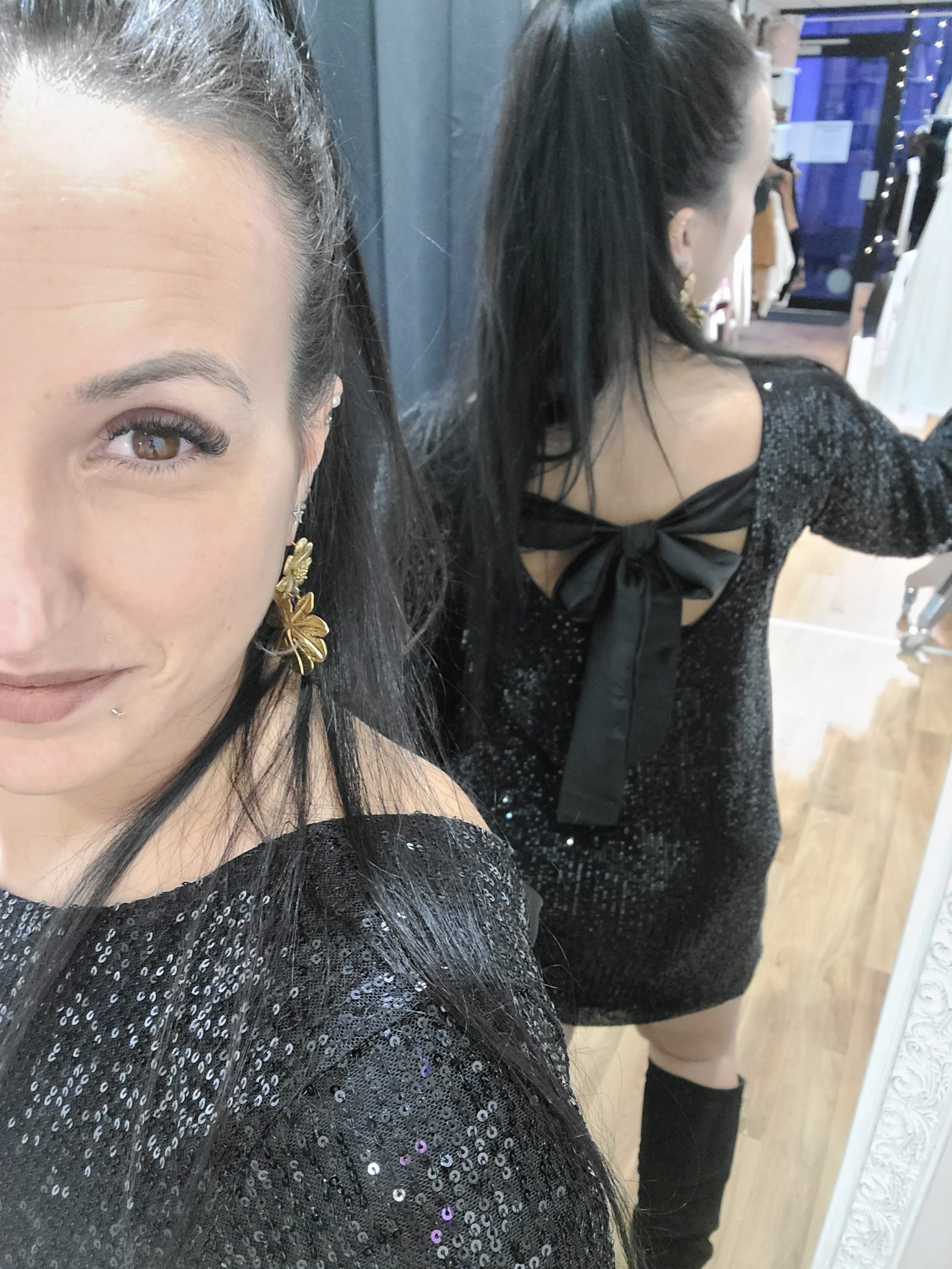 Robe à sequins IRIS