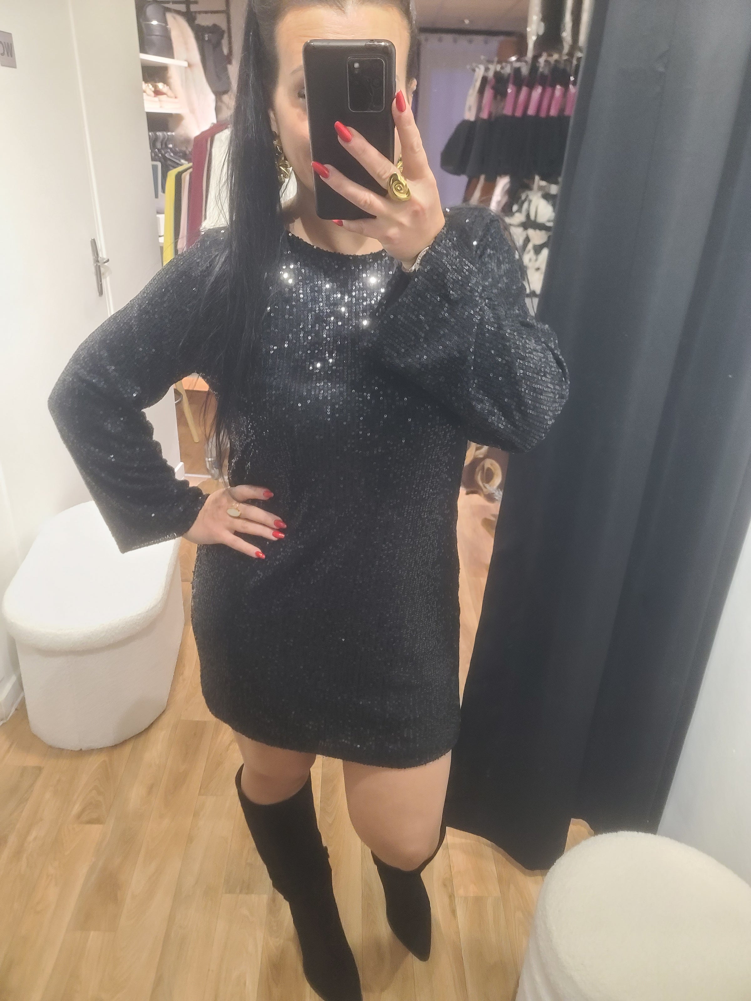 Robe à sequins IRIS