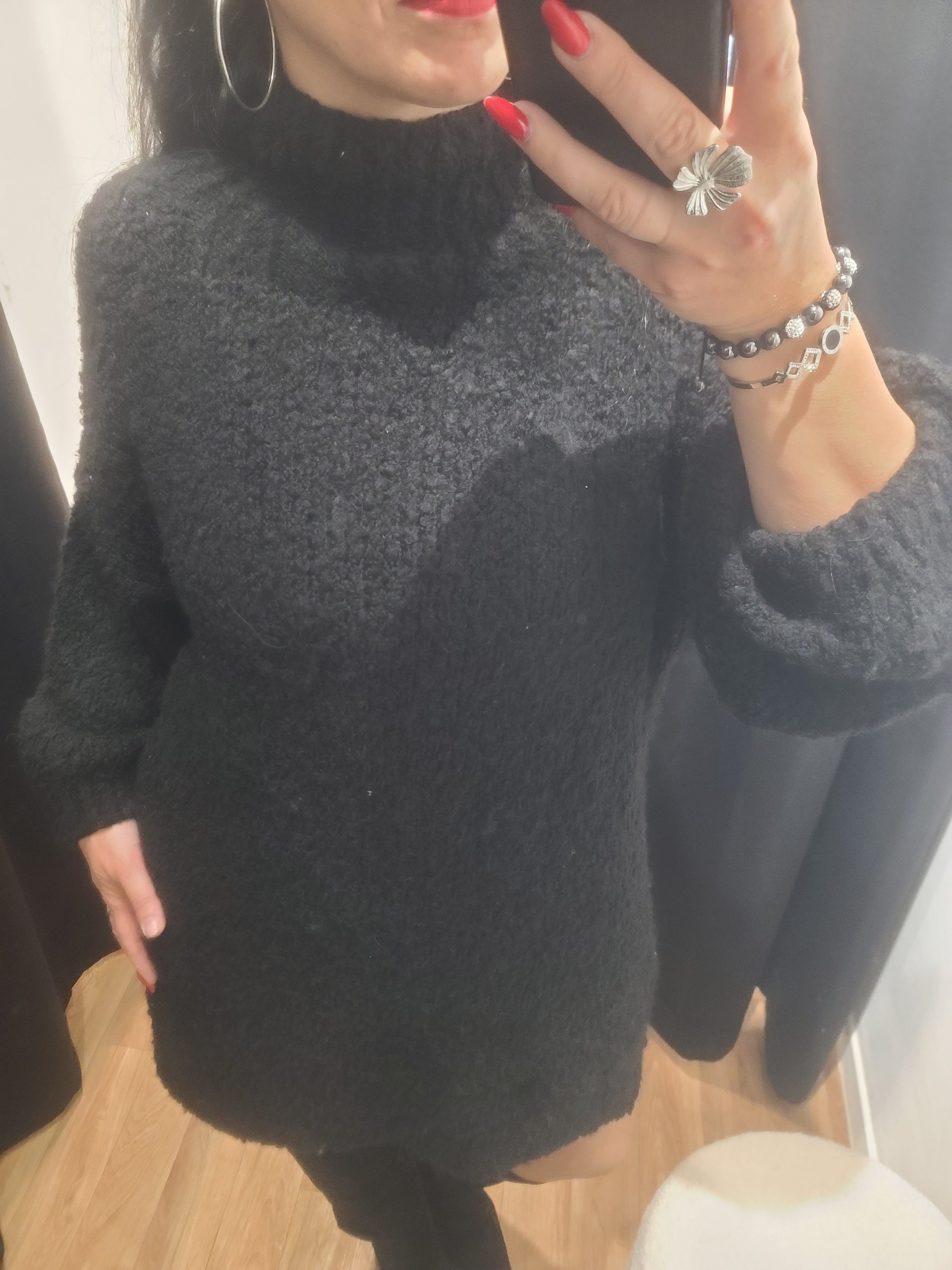 Robe pull GINA noir