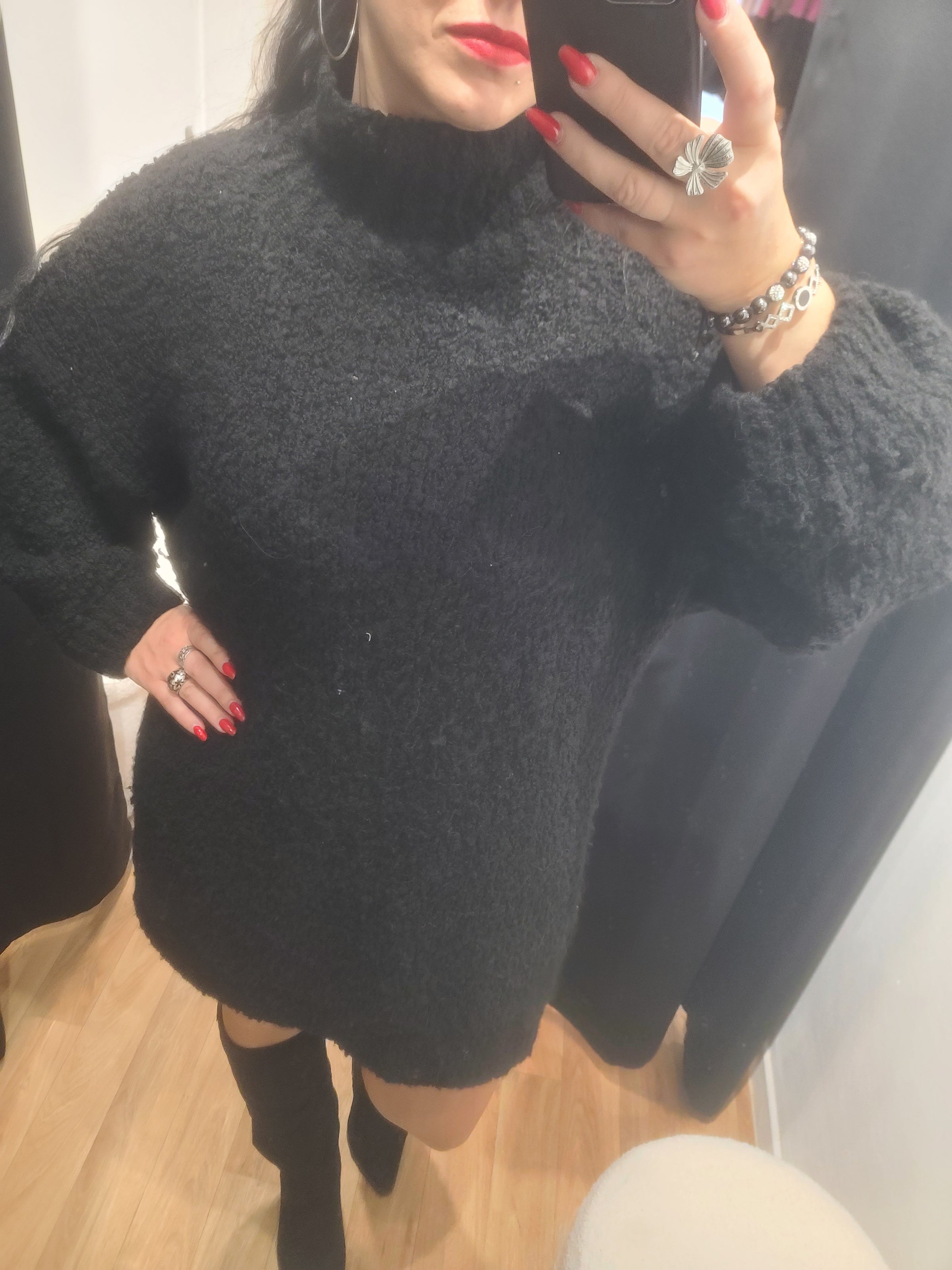 Robe pull GINA noir