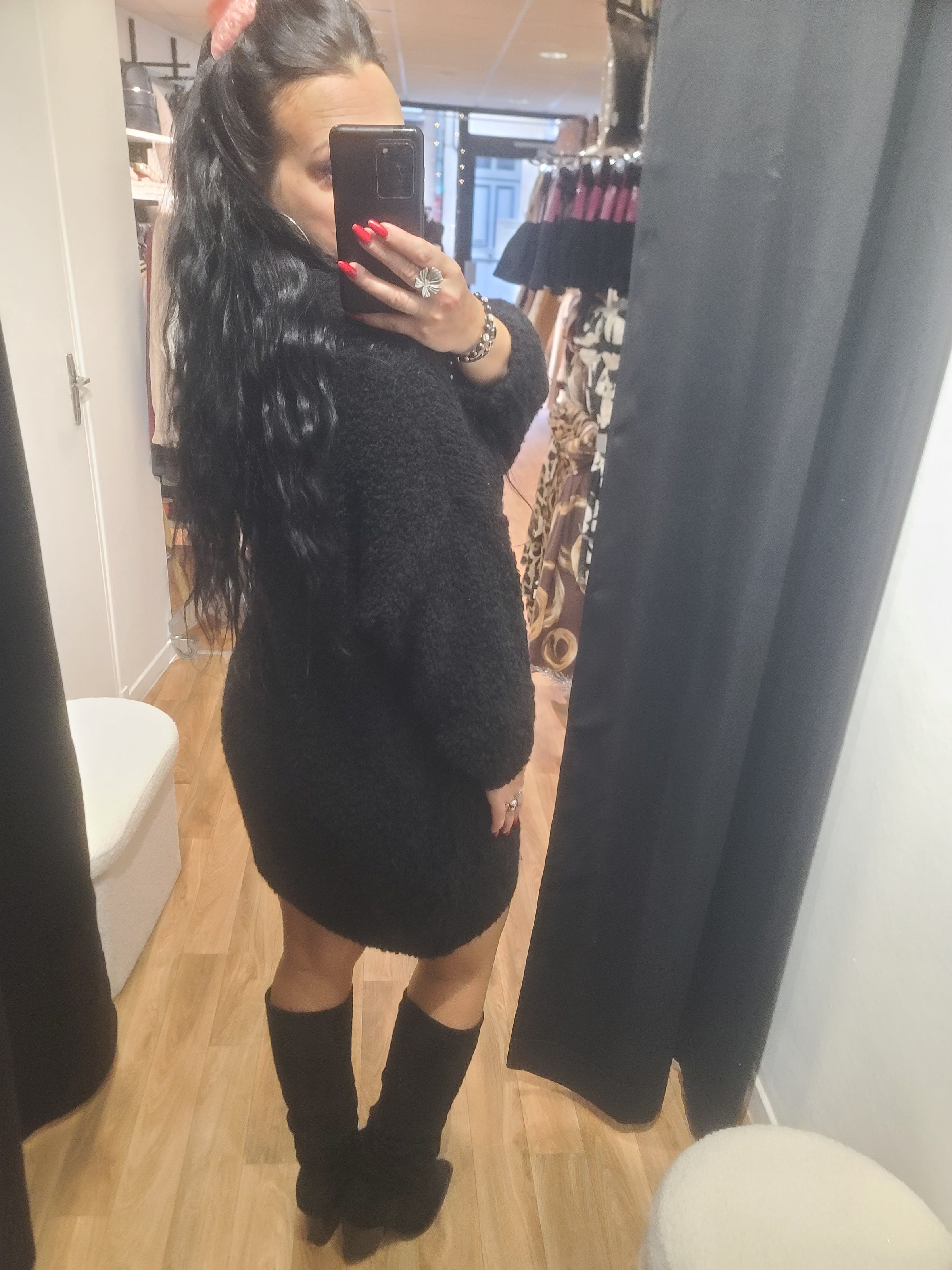 Robe pull GINA noir