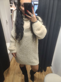 Robe pull GINA écru
