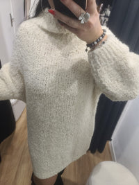 Robe pull GINA écru