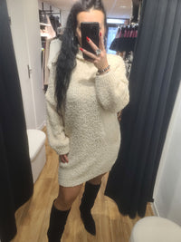Robe pull GINA écru