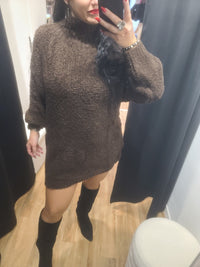 Robe pull GINA choco