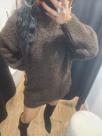 Robe pull GINA choco