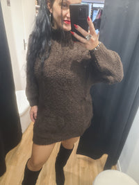 Robe pull GINA choco