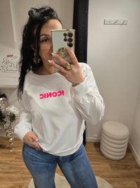 Sweat ICONIC blanc