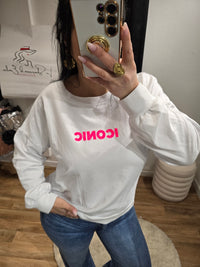 Sweat ICONIC blanc