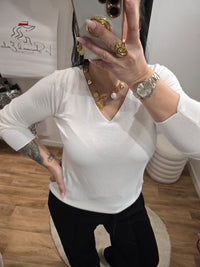 Pull léger PAM blanc