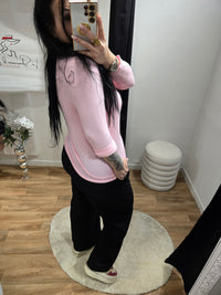 Pull léger PAM rose