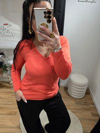 Pull léger PAM orange