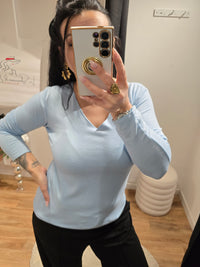 Pull léger PAM bleu ciel