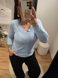 Pull léger PAM bleu ciel