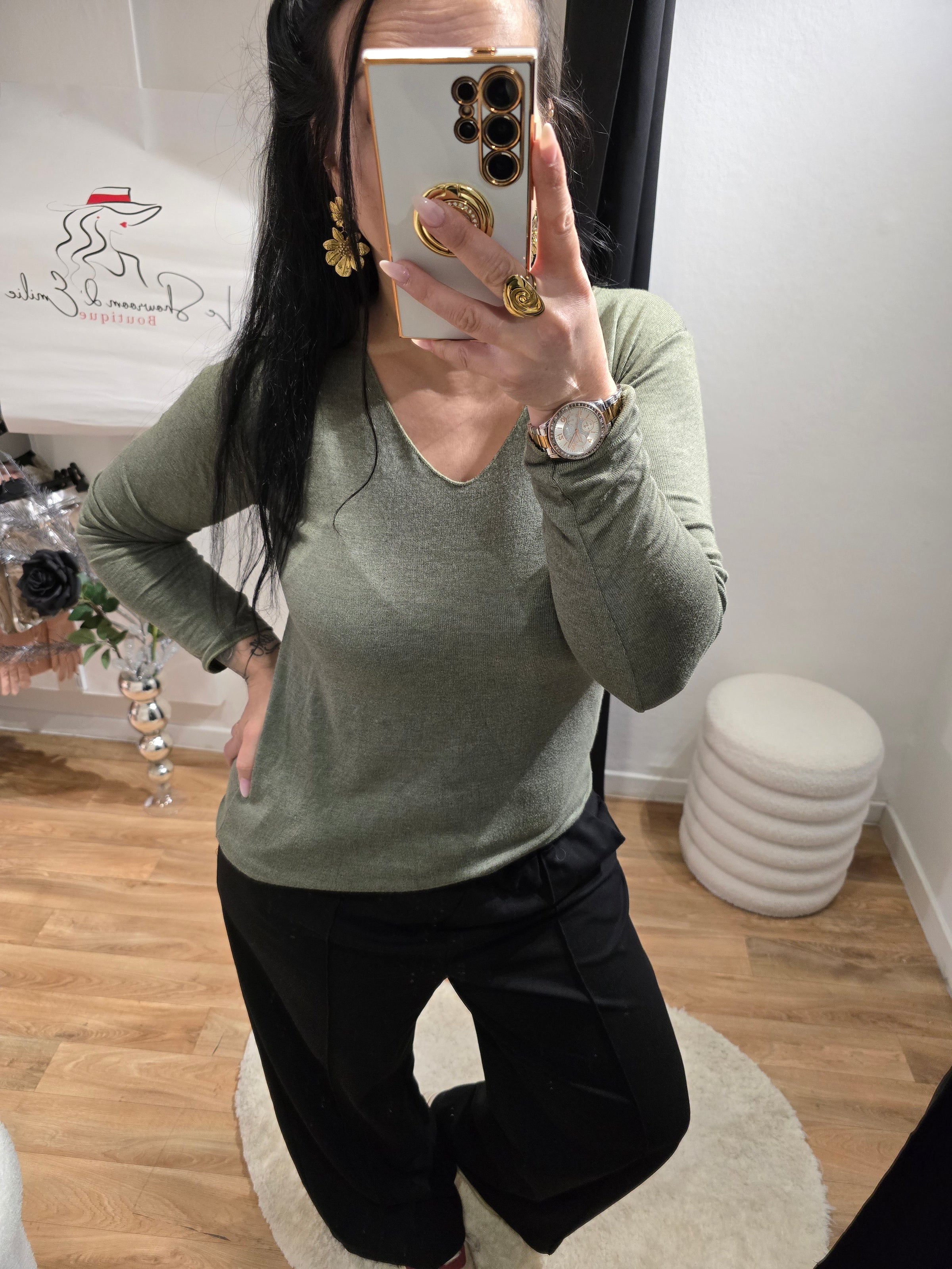 Pull léger PAM kaki