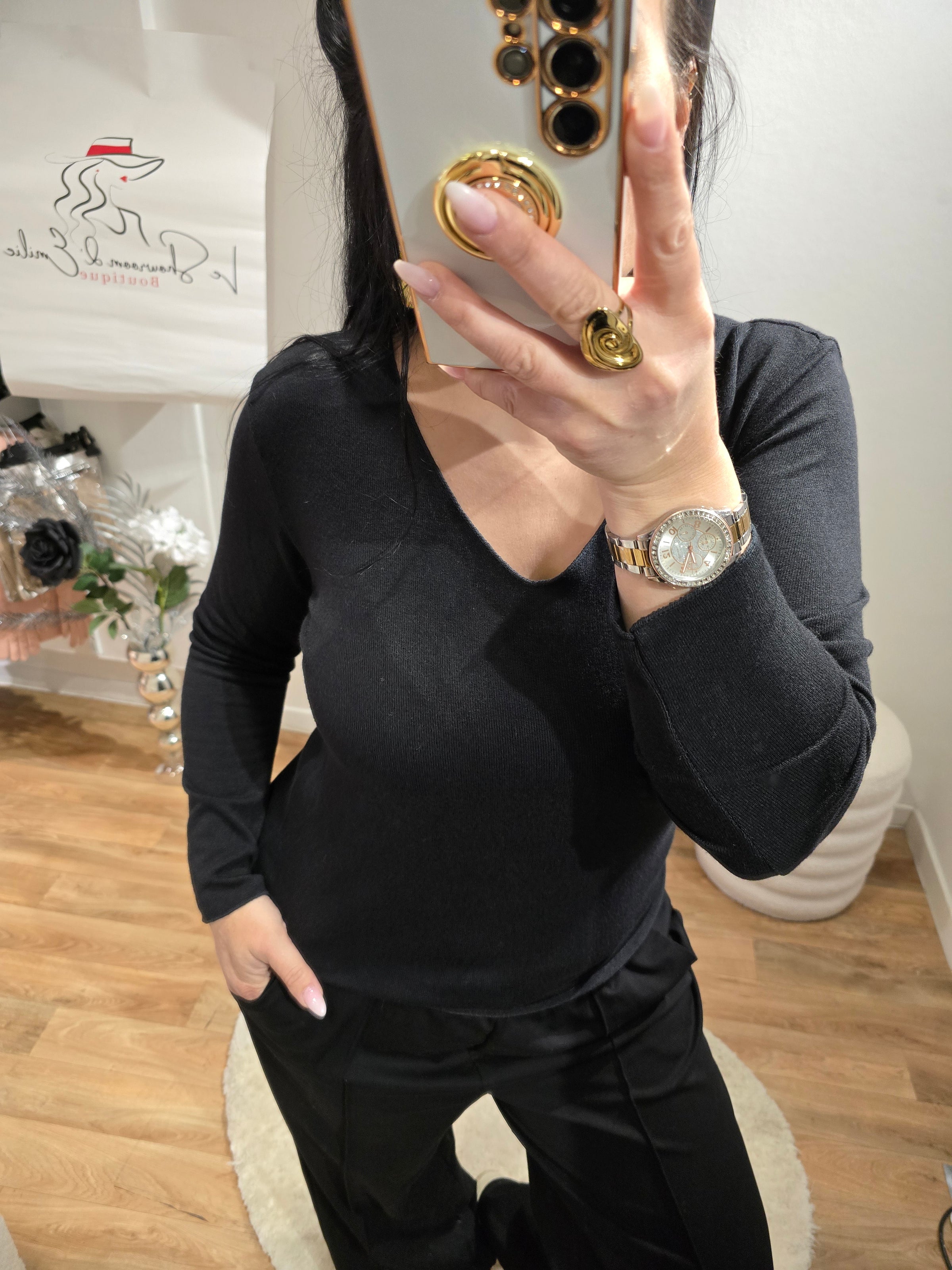 Pull léger PAM noir