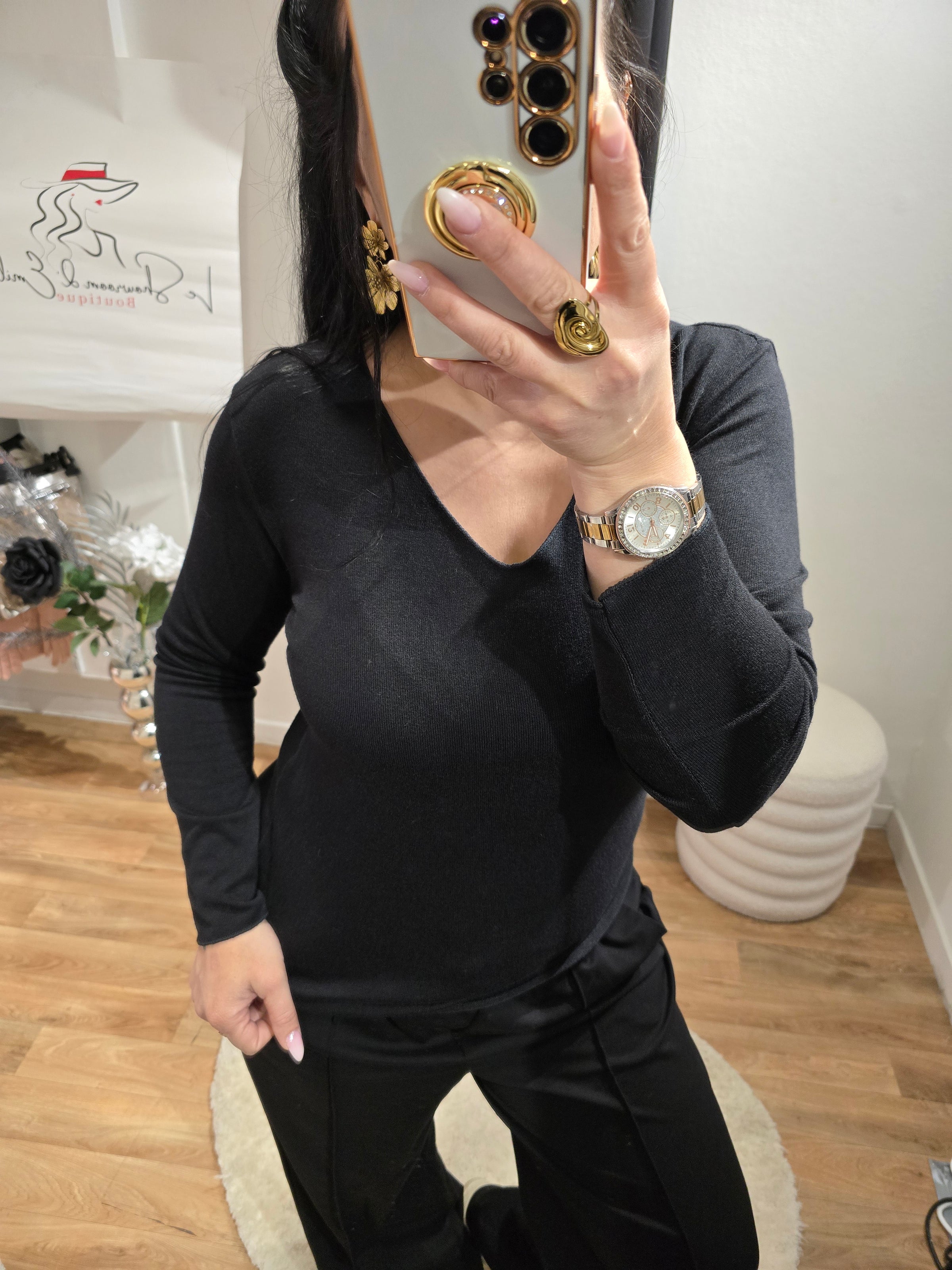 Pull léger PAM noir