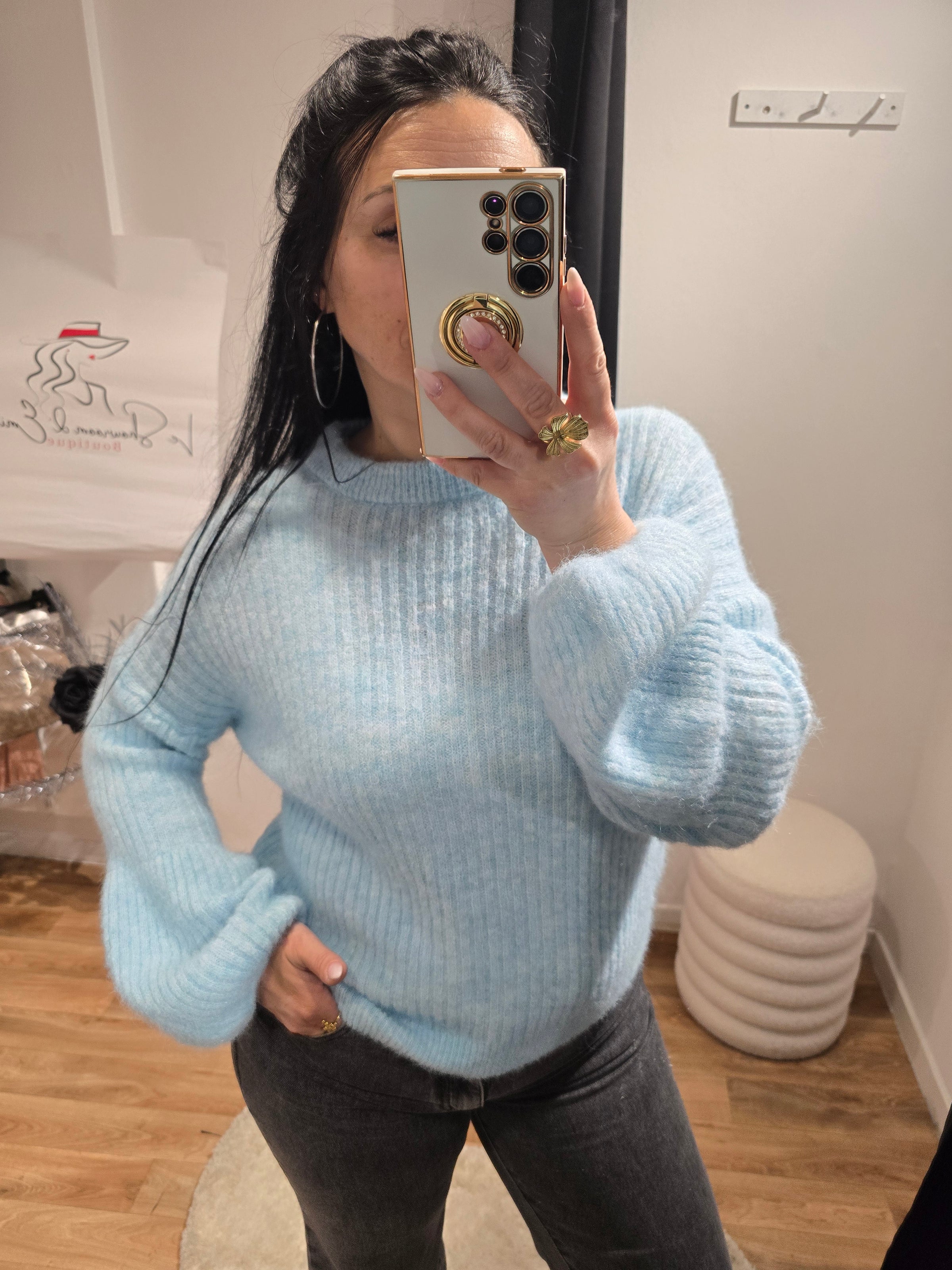 Pull CHLOÉ bleu ciel