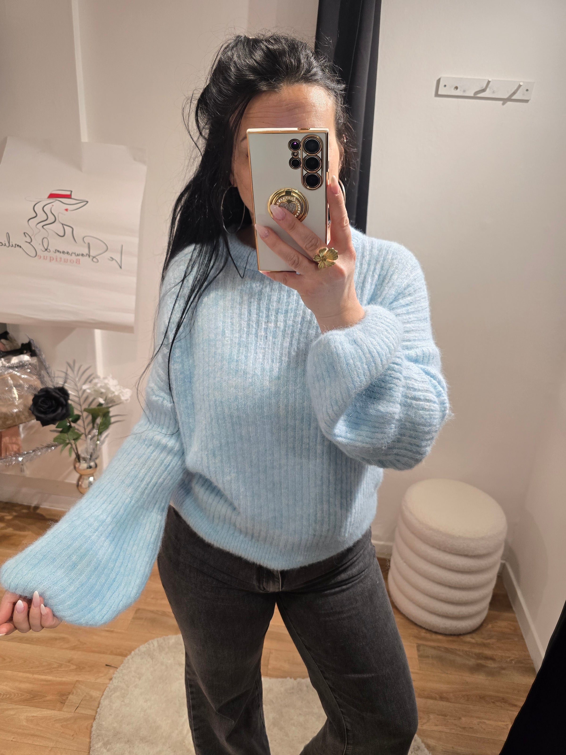 Pull CHLOÉ bleu ciel