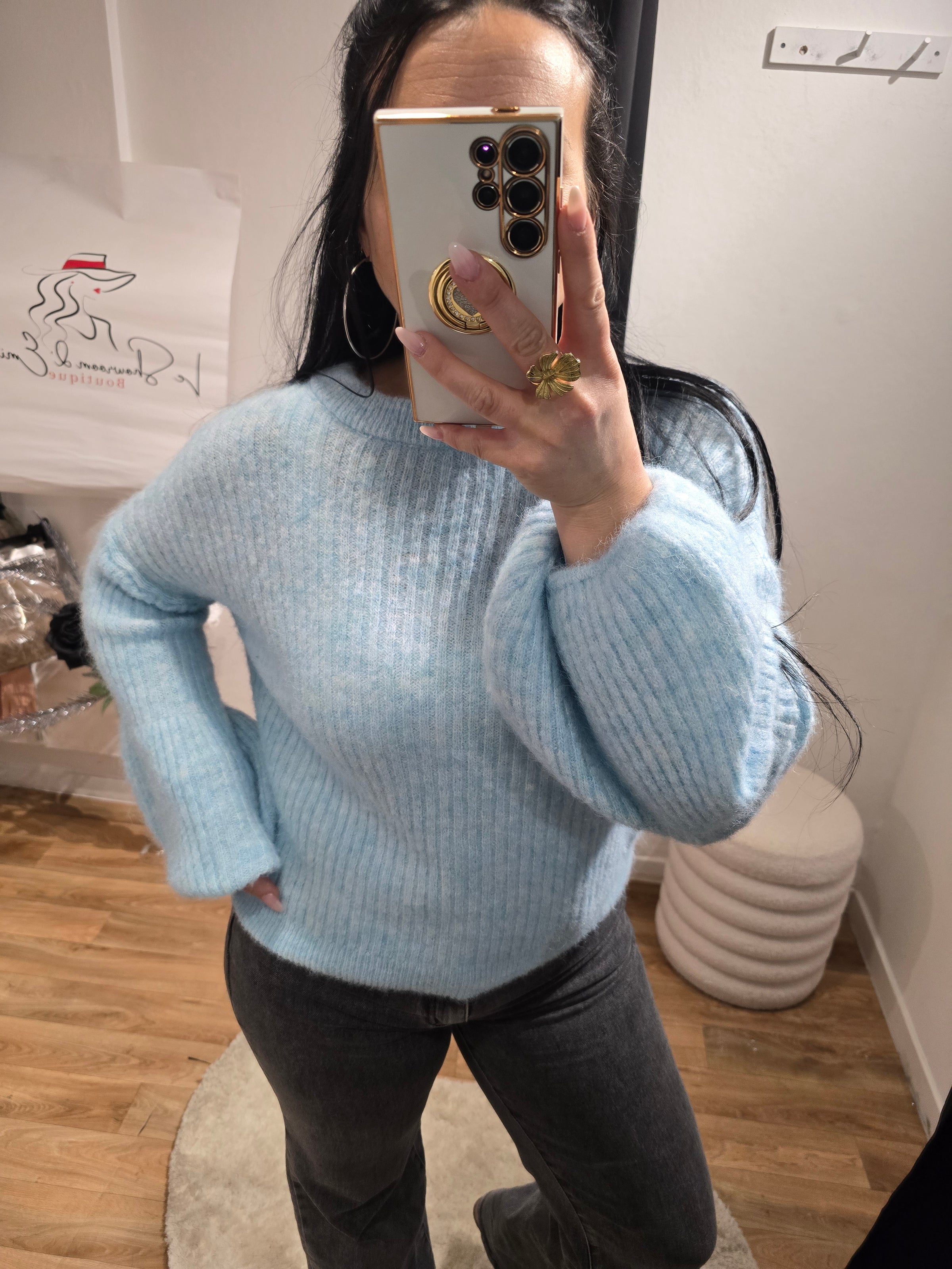 Pull CHLOÉ bleu ciel