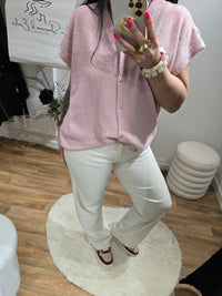 Jean wide leg beige SACHA