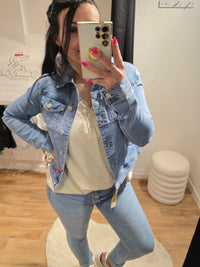 Veste en jean MYRIAM2 bleu