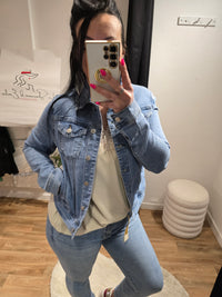 Veste en jean MYRIAM2 bleu