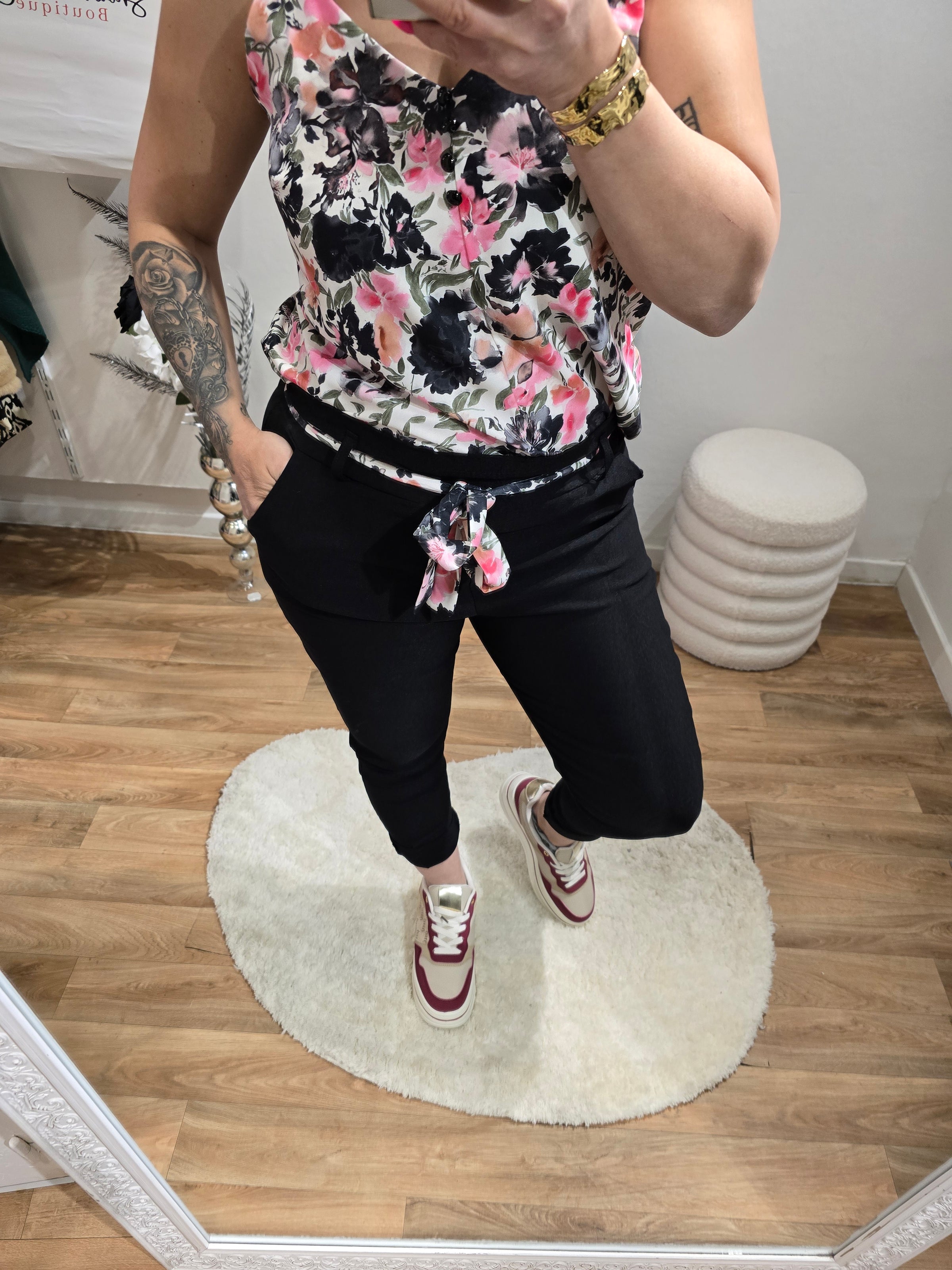 Pantalon FLORA noir