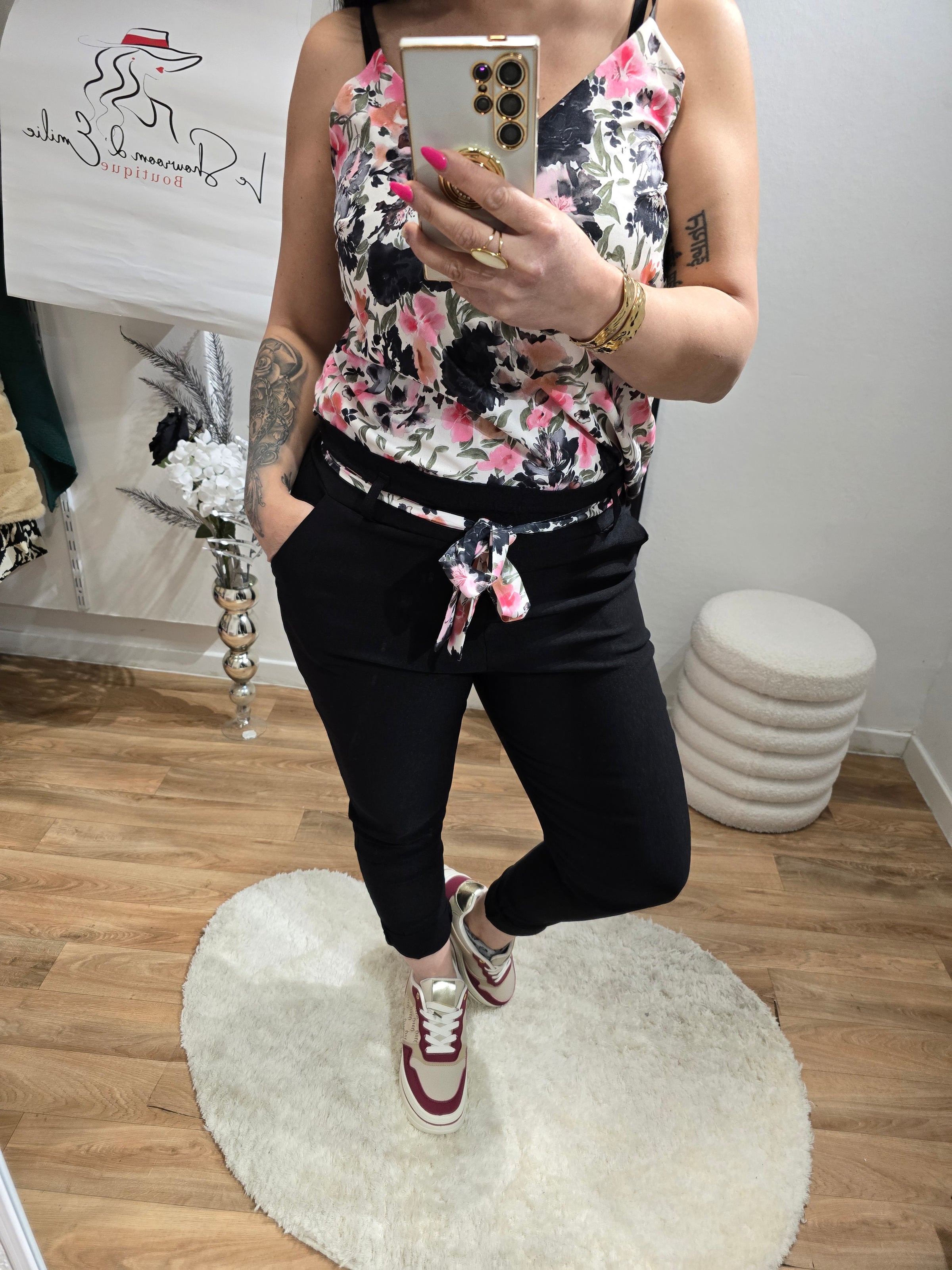 Pantalon FLORA noir