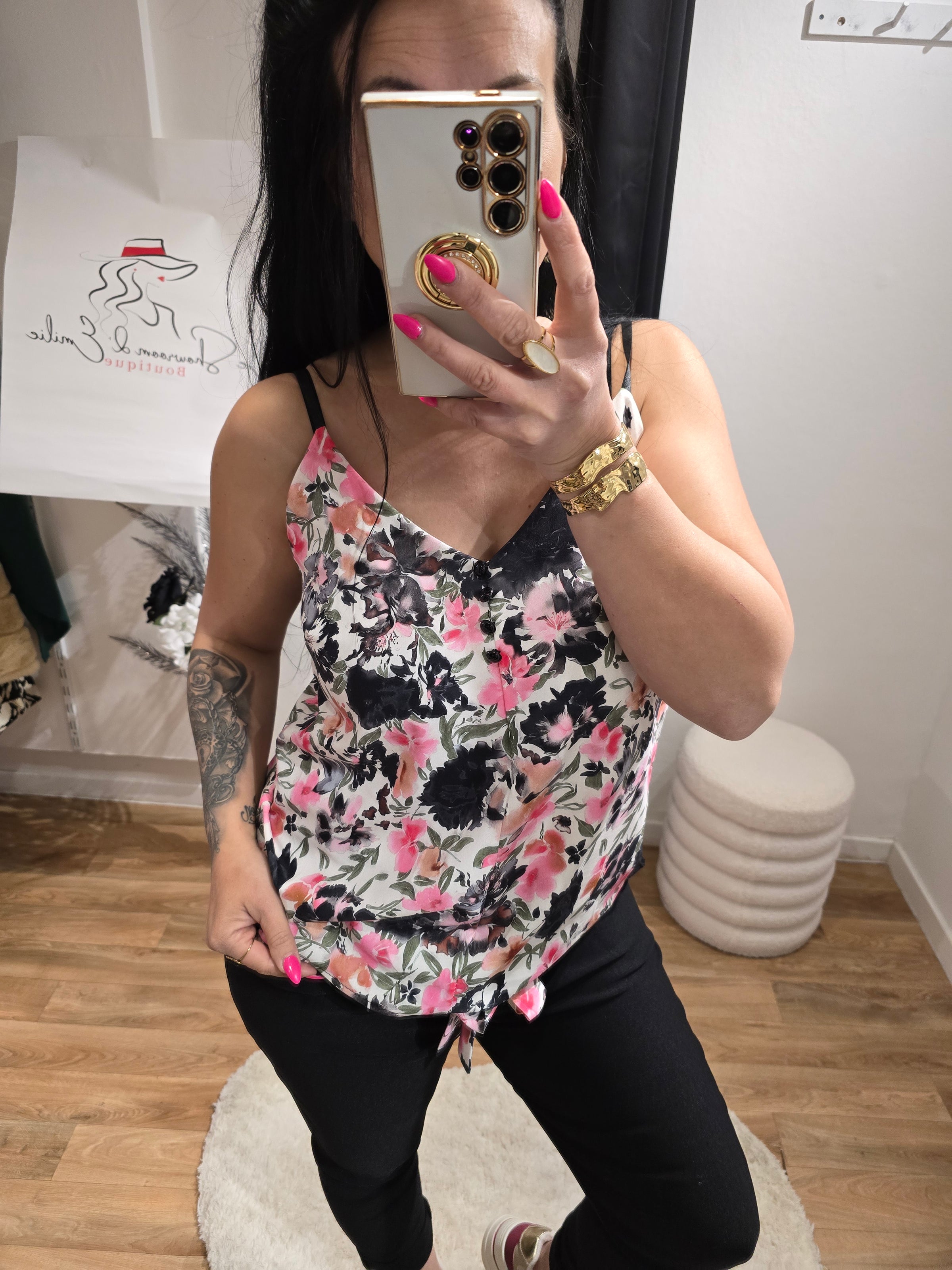 Top FLORA noir