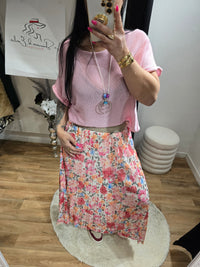 Jupe FLORA rose