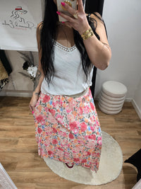 Jupe FLORA rose