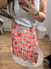 Jupe FLORA rouge