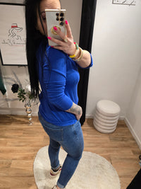 Pull léger PAM bleu roi