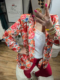 Blazer FLORA rouge