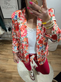 Blazer FLORA rouge