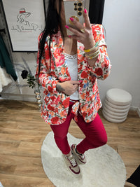 Blazer FLORA rouge