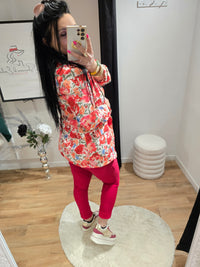 Blazer FLORA rouge