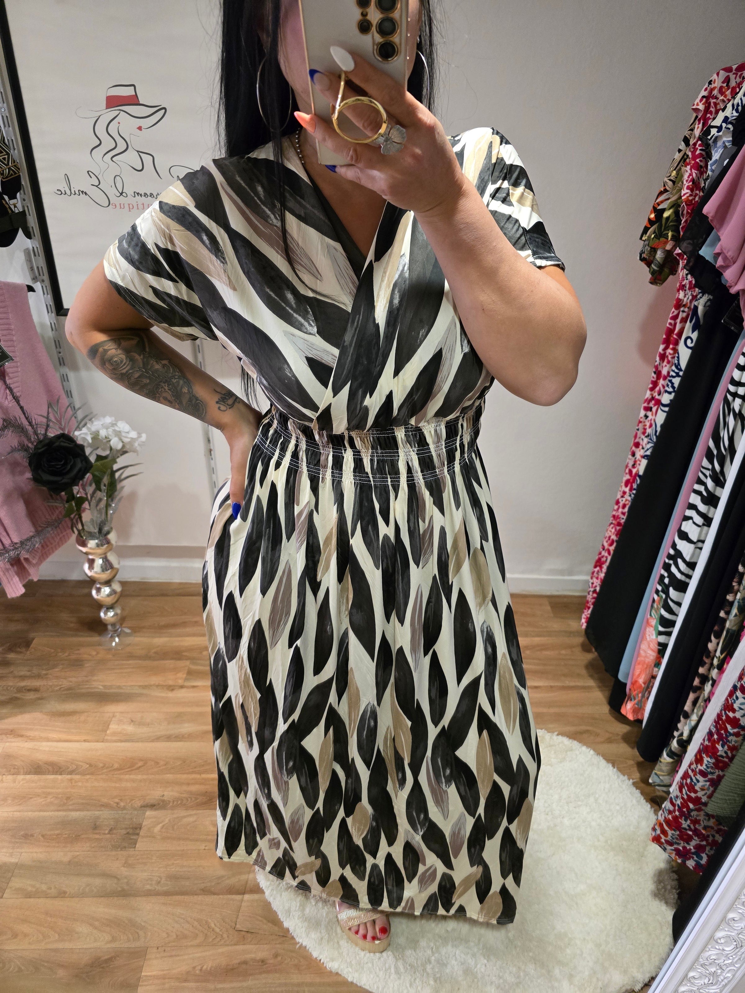 Robe taille magique ALBANE noir
