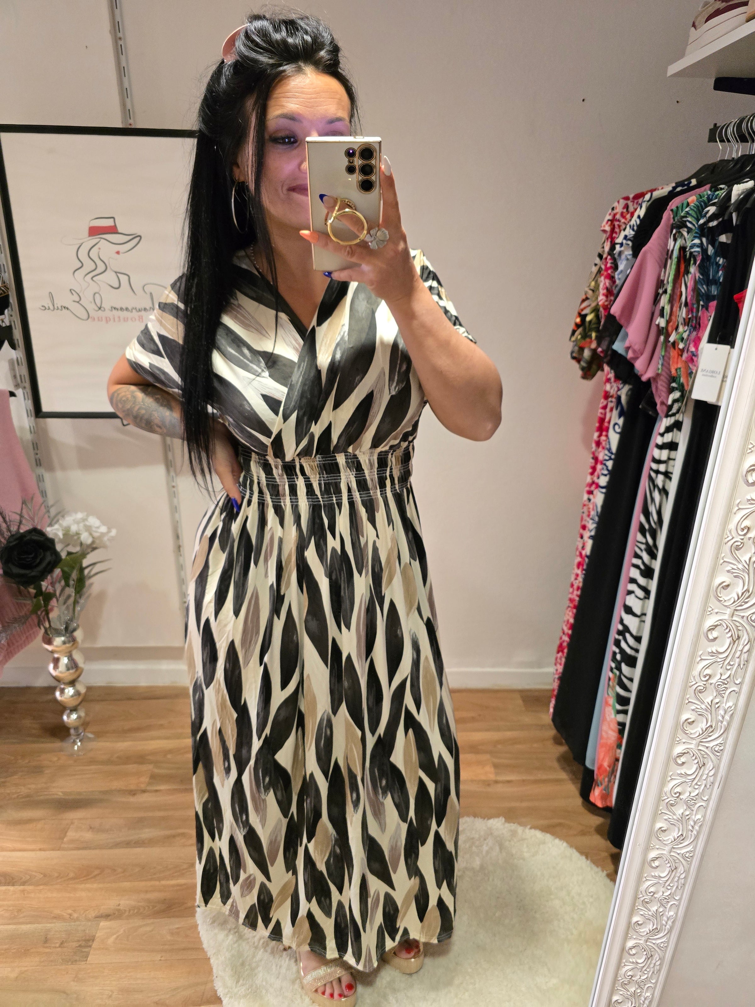Robe taille magique ALBANE noir
