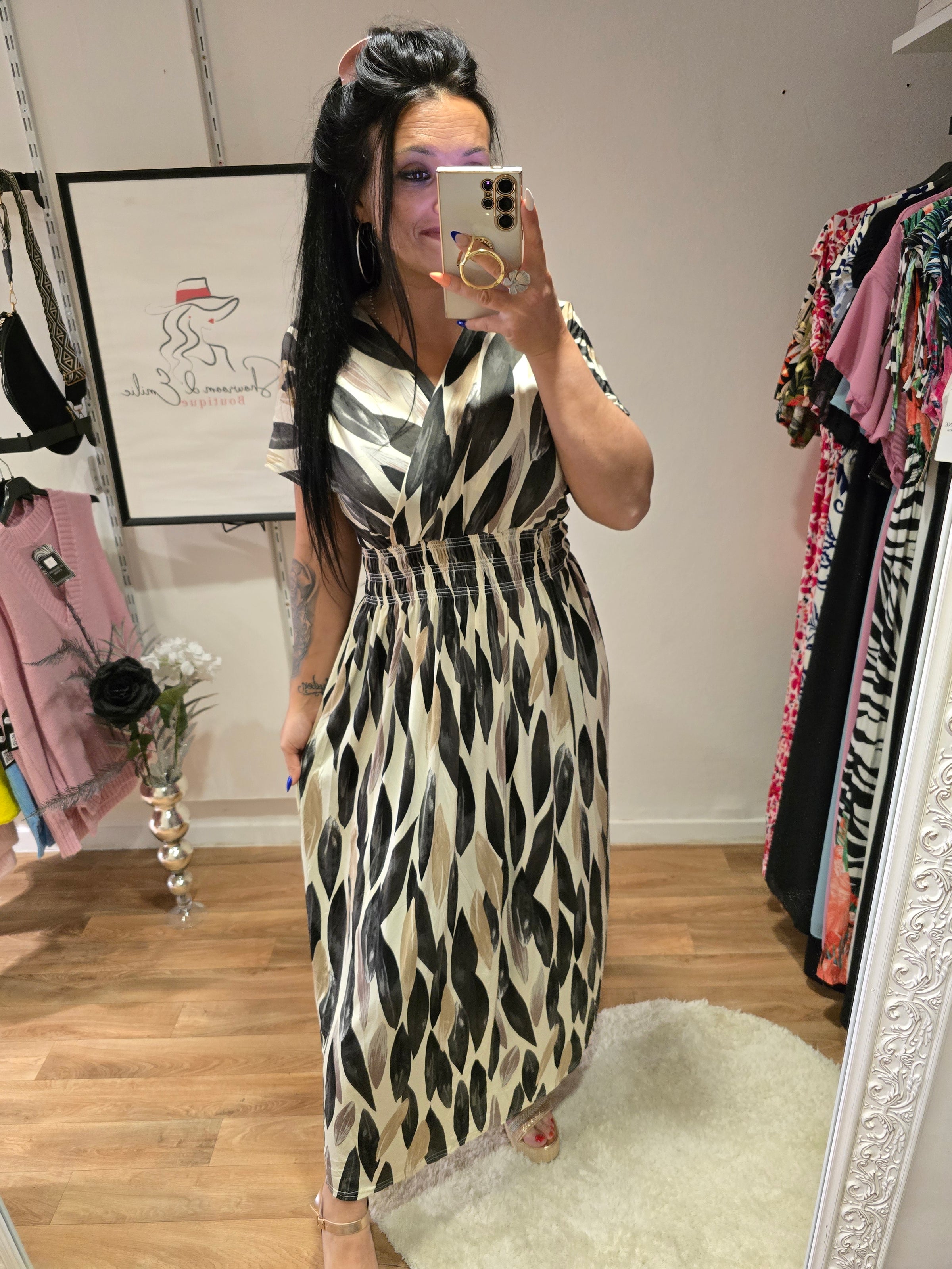 Robe taille magique ALBANE noir