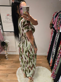 Robe taille magique ALBANNE verte