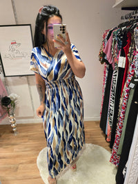 Robe taille magique ALBANE bleu