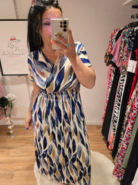 Robe taille magique ALBANE bleu