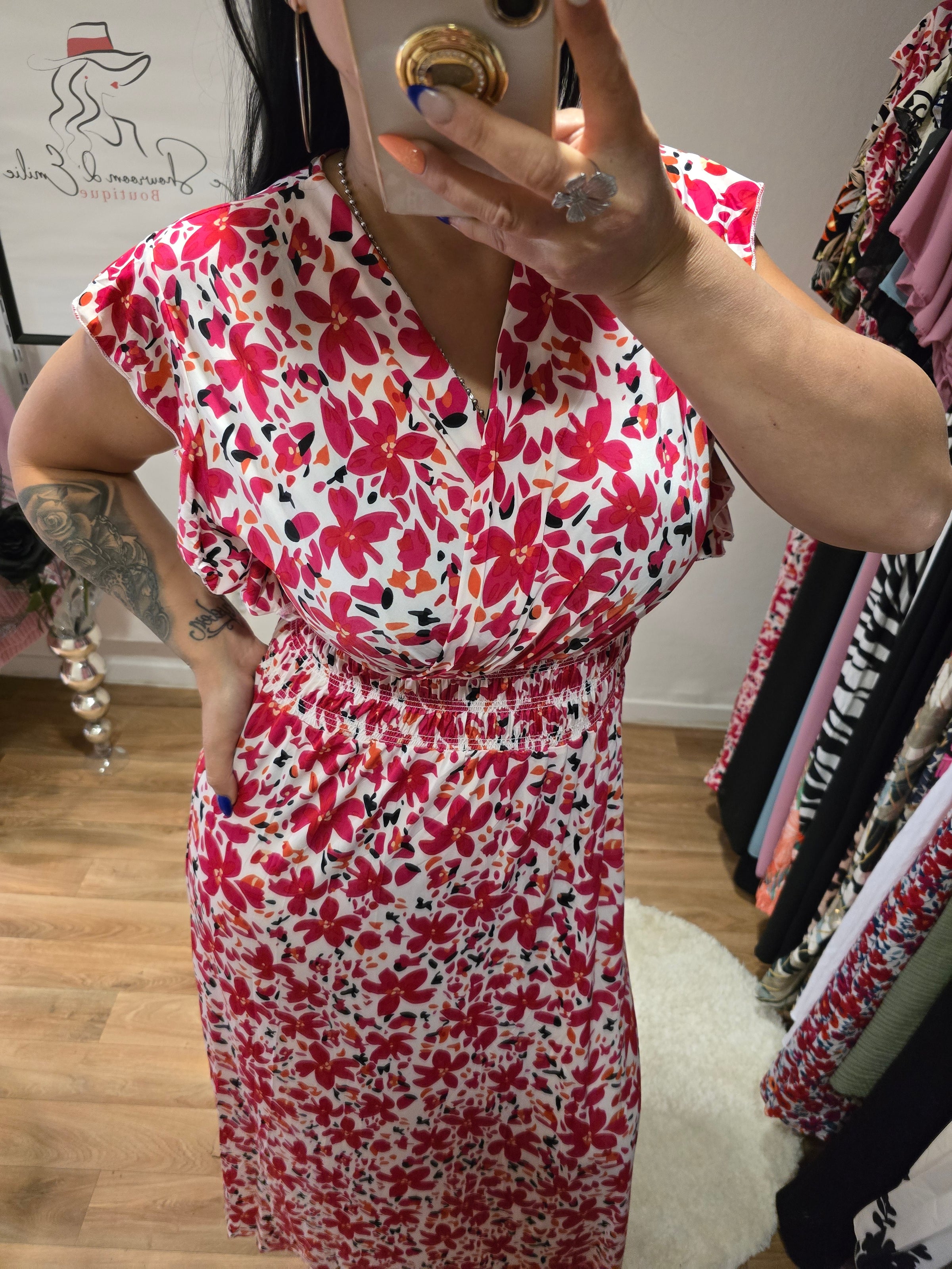 Robe longue taille magique TINA
