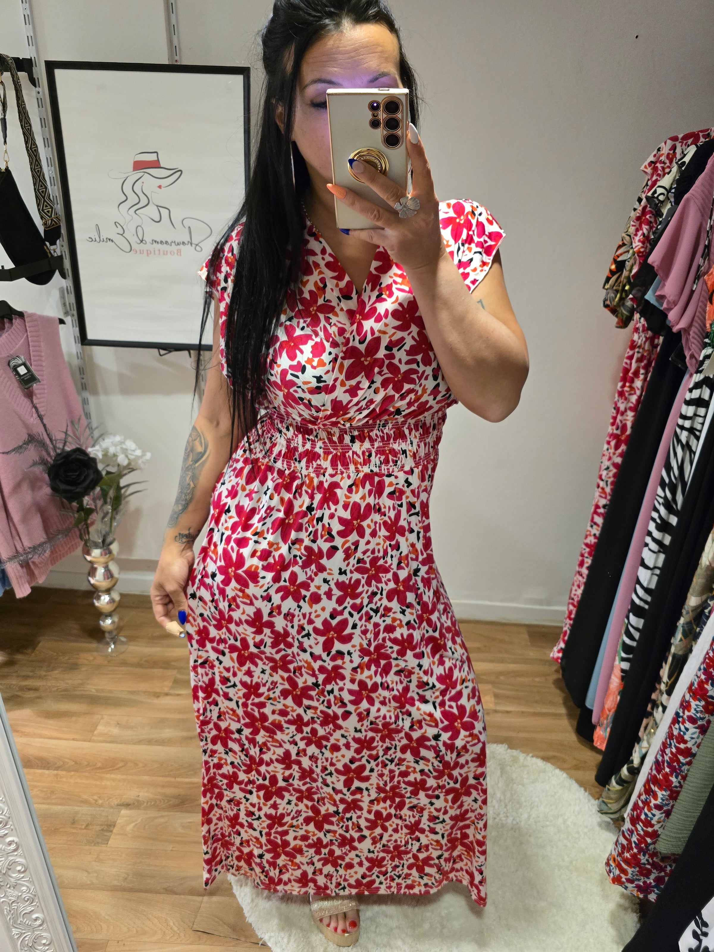 Robe longue taille magique TINA