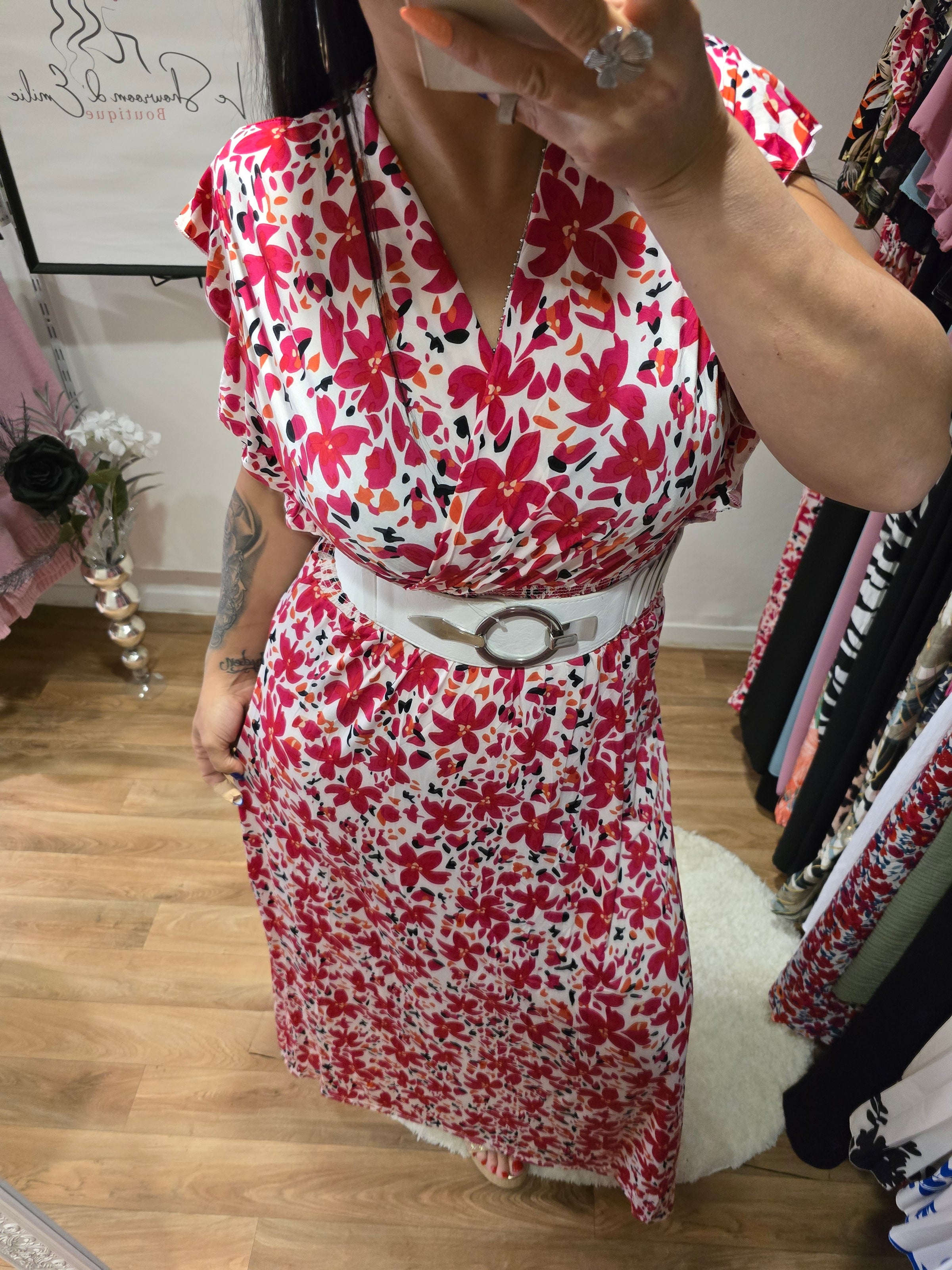 Robe longue taille magique TINA