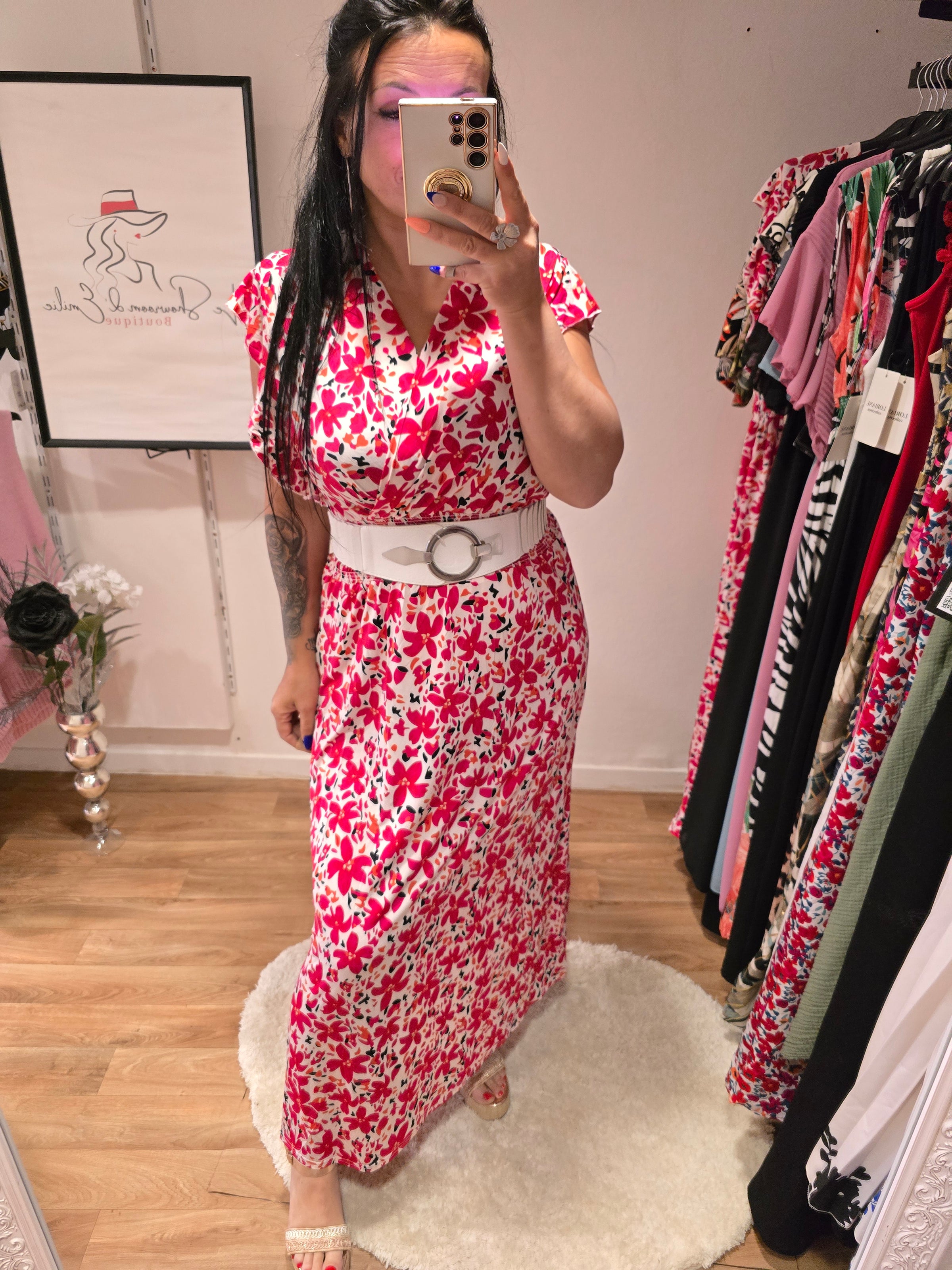Robe longue taille magique TINA
