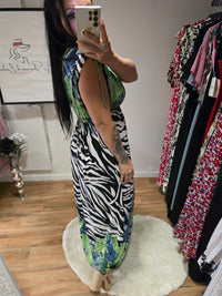 Robe taille magique ZÉLIANE verte
